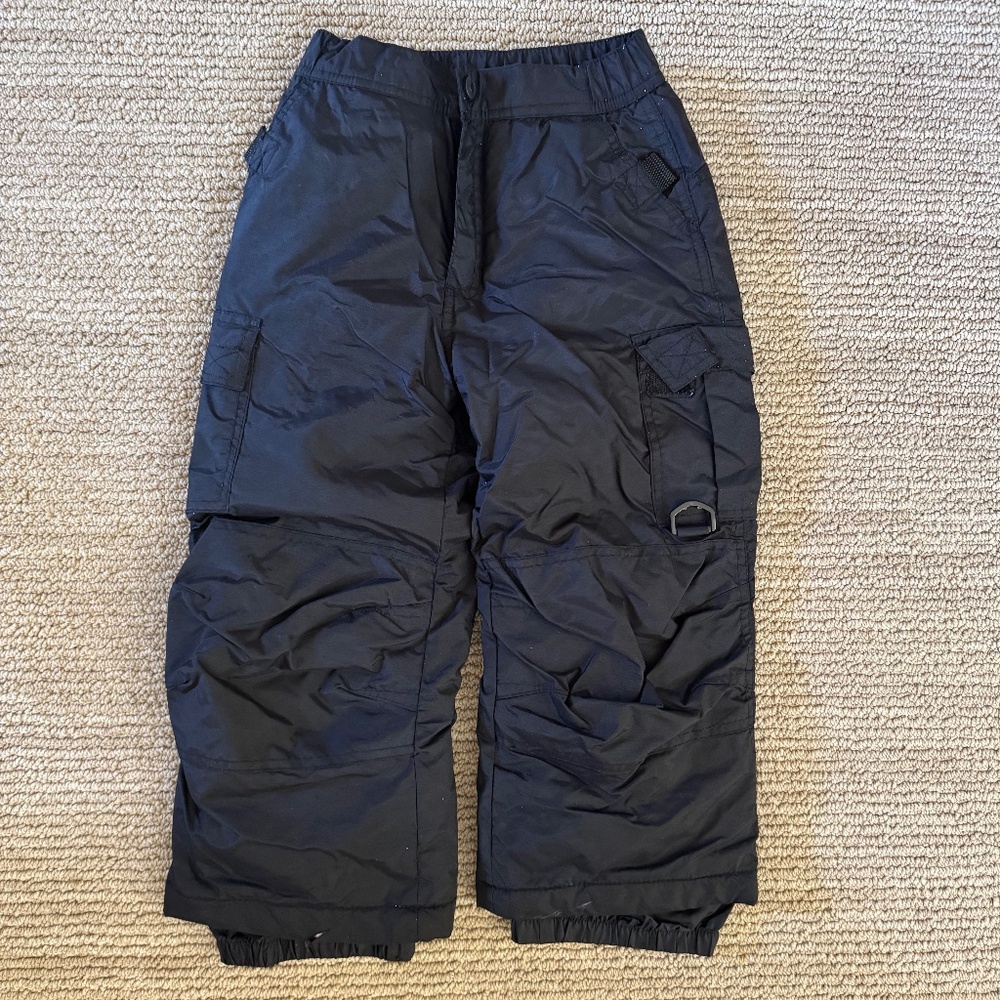 Rawik Black Insulated Snow Pants - Youth Size 5